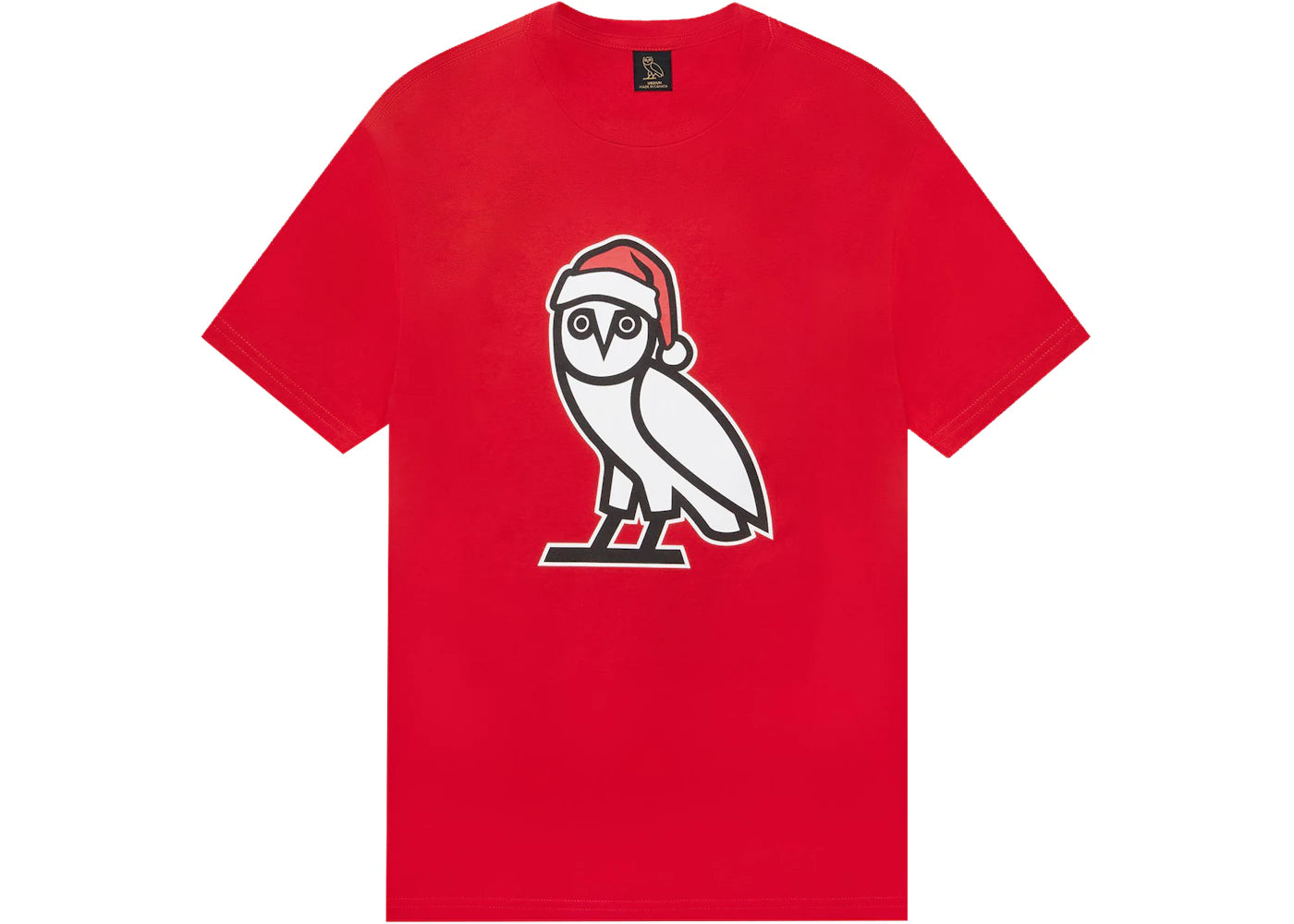 OVO Holiday Owl T-shirt Red