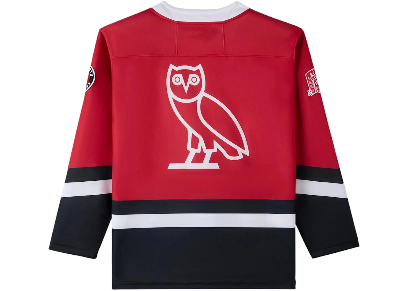 OVO Hometown Heroes Toronto Raptors Hockey Jersey Red