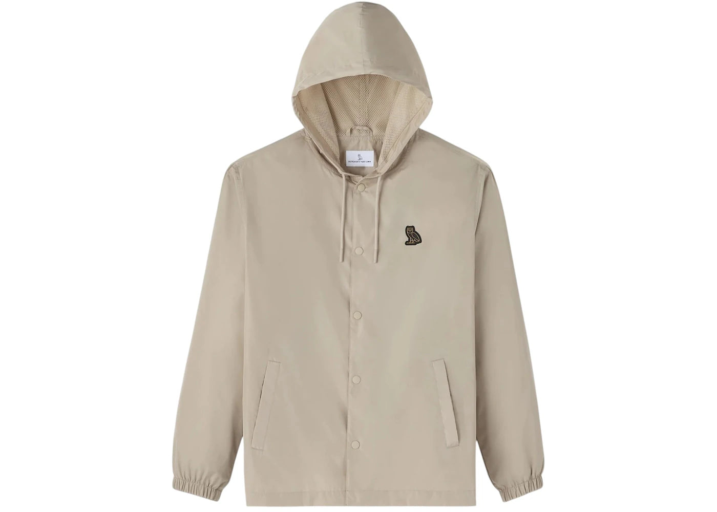 OVO Hooded Coaches Jacket Beige