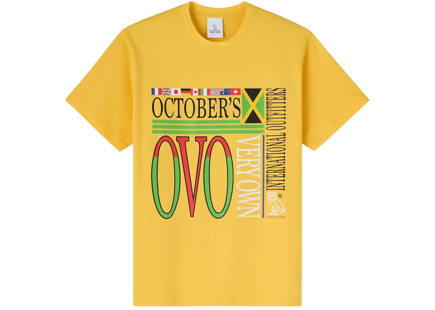 OVO International Outfitters T-Shirt Yellow