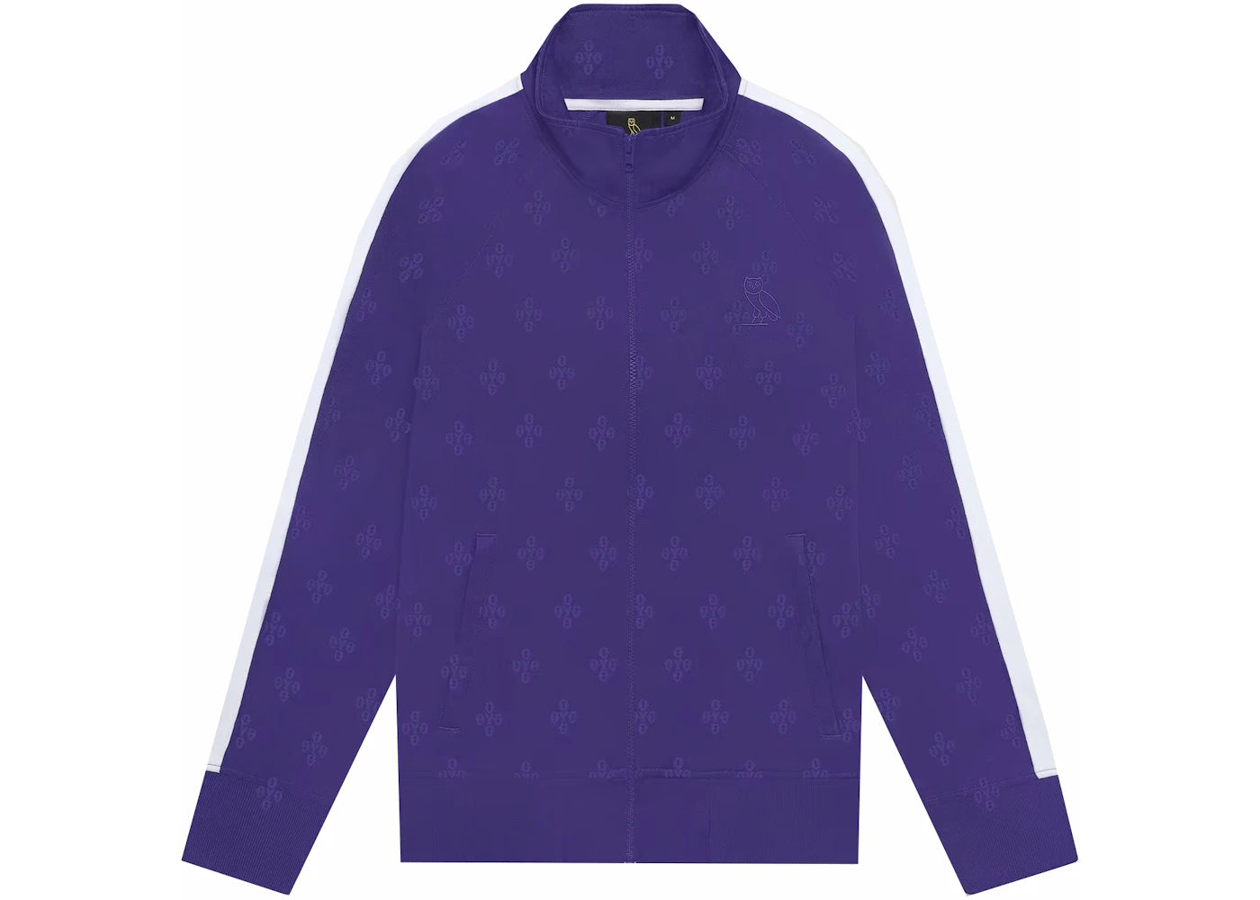 OVO Jacquard Pique Track Jacket Purple