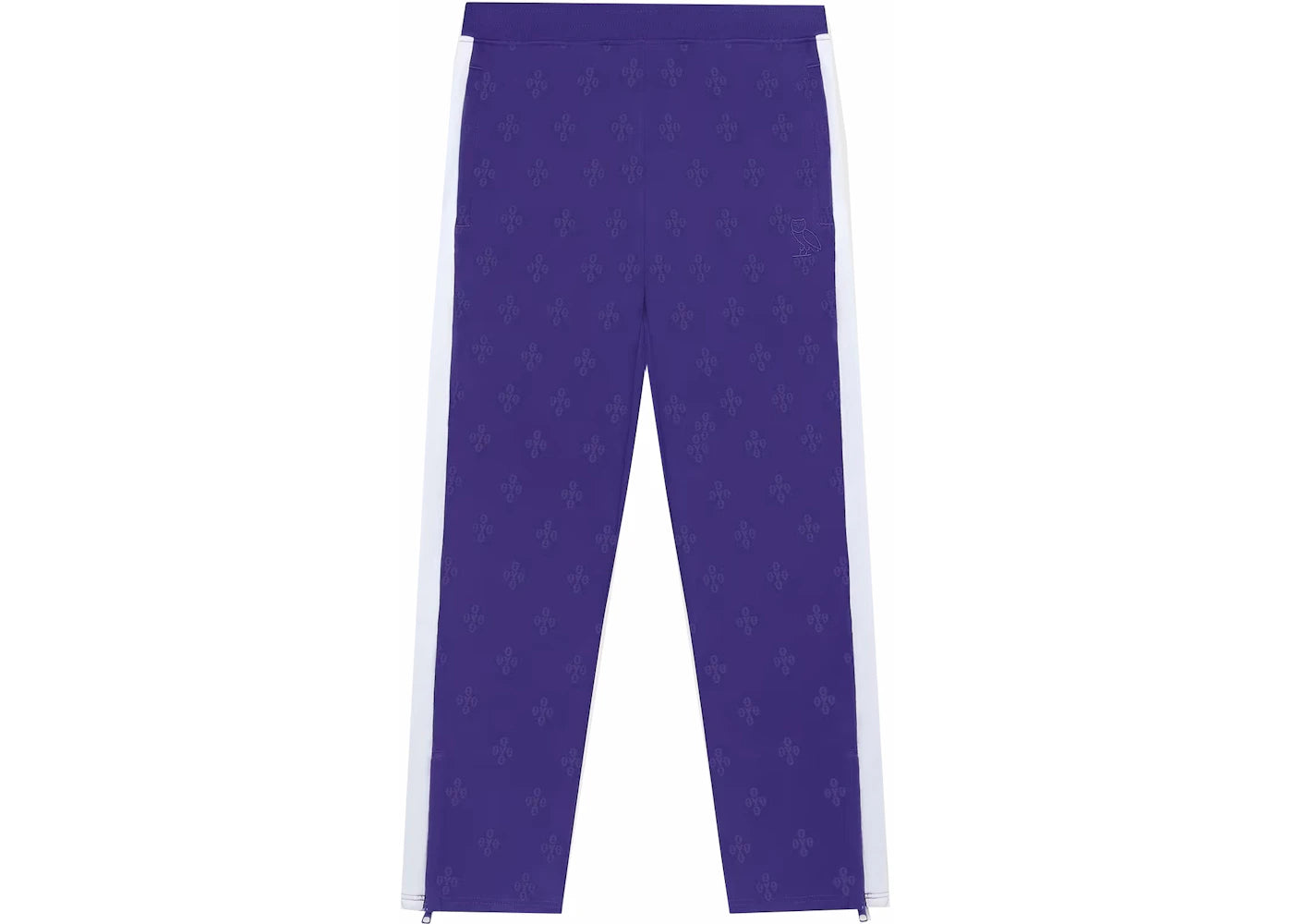 OVO Jacquard Pique Track Pant Purple