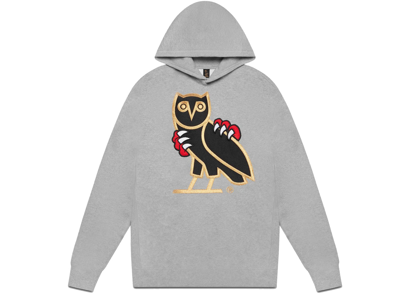 OVO Jurassic Park OG Owl Hoodie Heather Grey