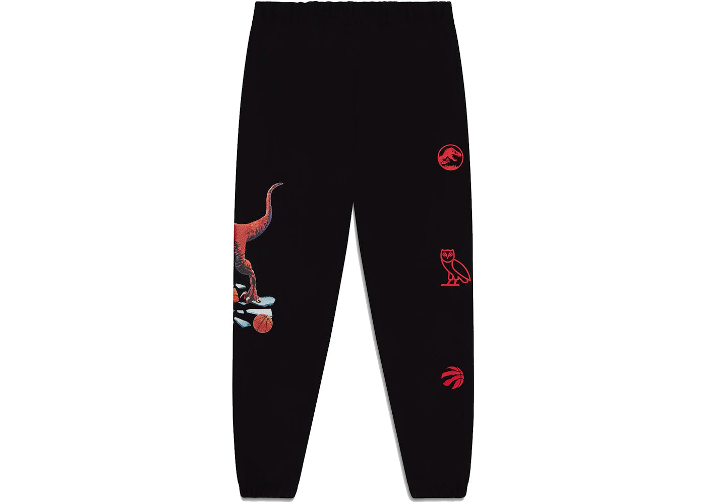 OVO Jurassic Park Raptor Sweatpant Black