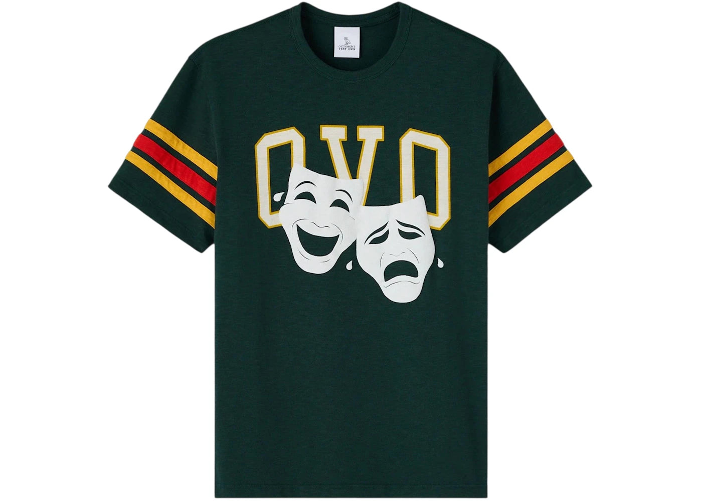 OVO Last Ones Laughing Football T-Shirt Midnight Green