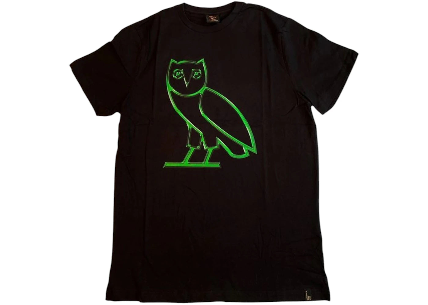 OVO Liquid Chrome OG Owl Tee T-shirt Black