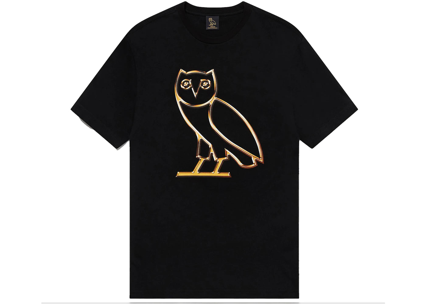 OVO Liquid Metal Tee Black