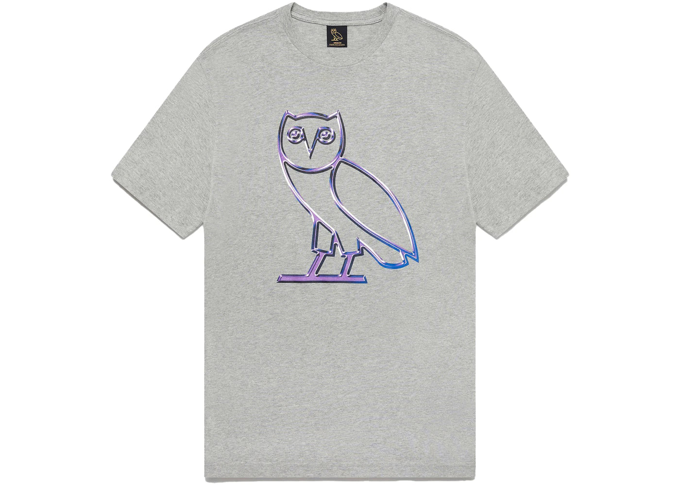 OVO Liquid Metal Tee Heather Grey