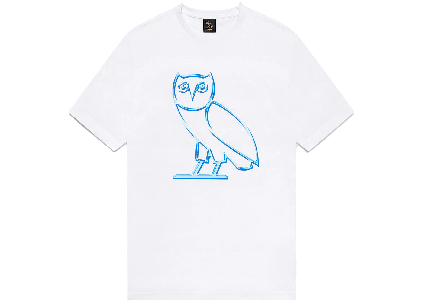 OVO Liquid Metal Tee White