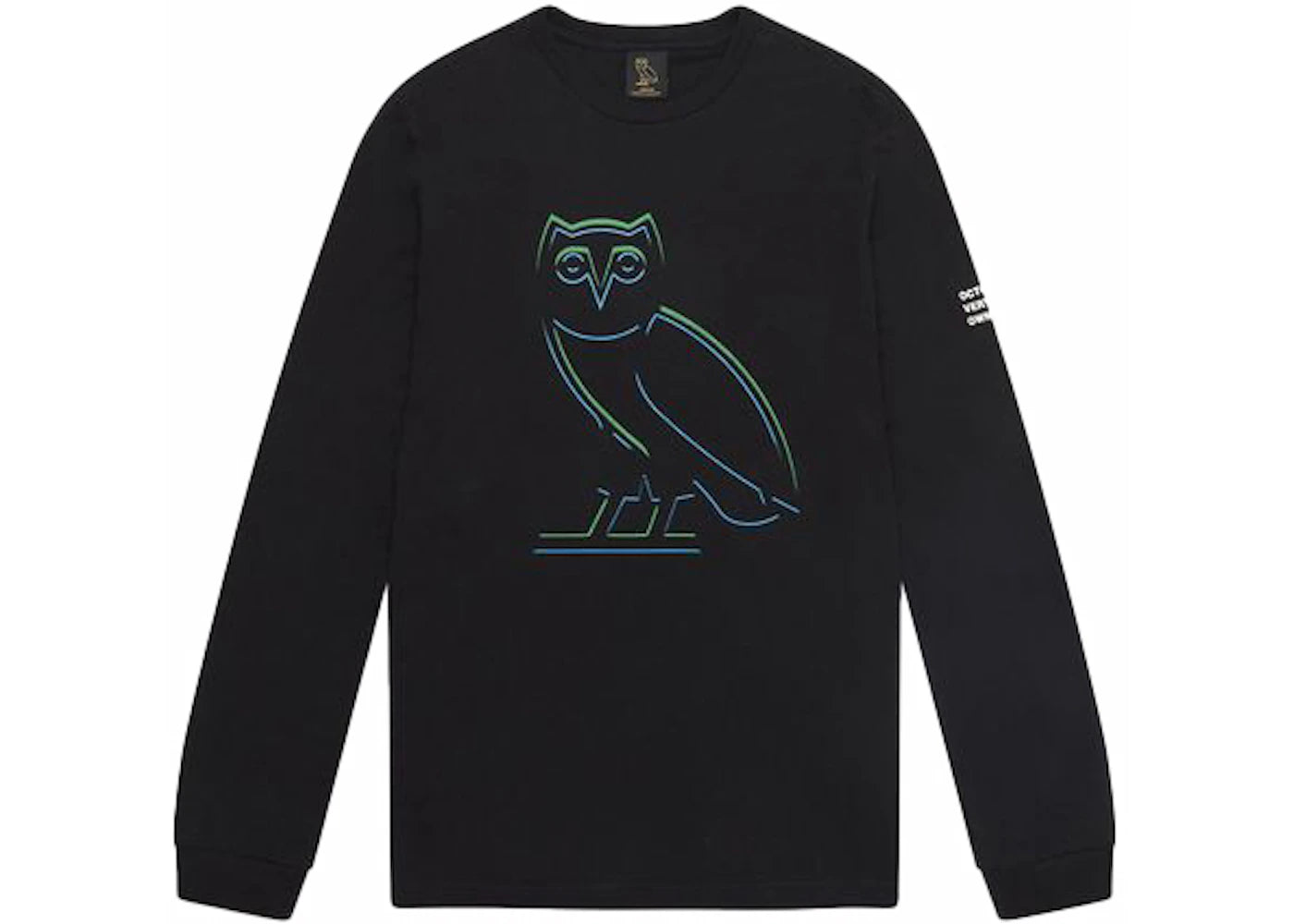 OVO Liquid Owl L/S Shirt Black