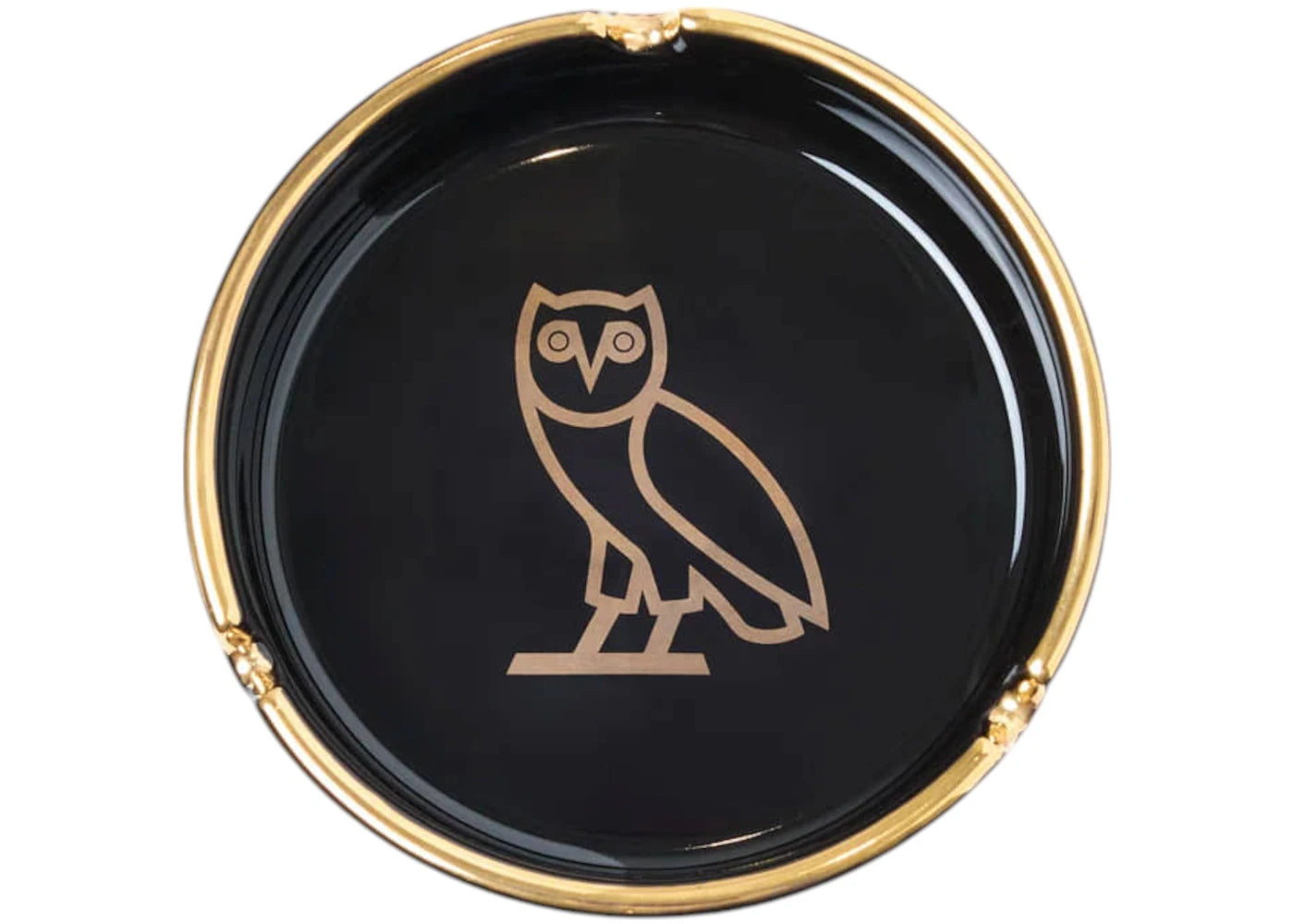 OVO Logo Ashtray Black/Gold