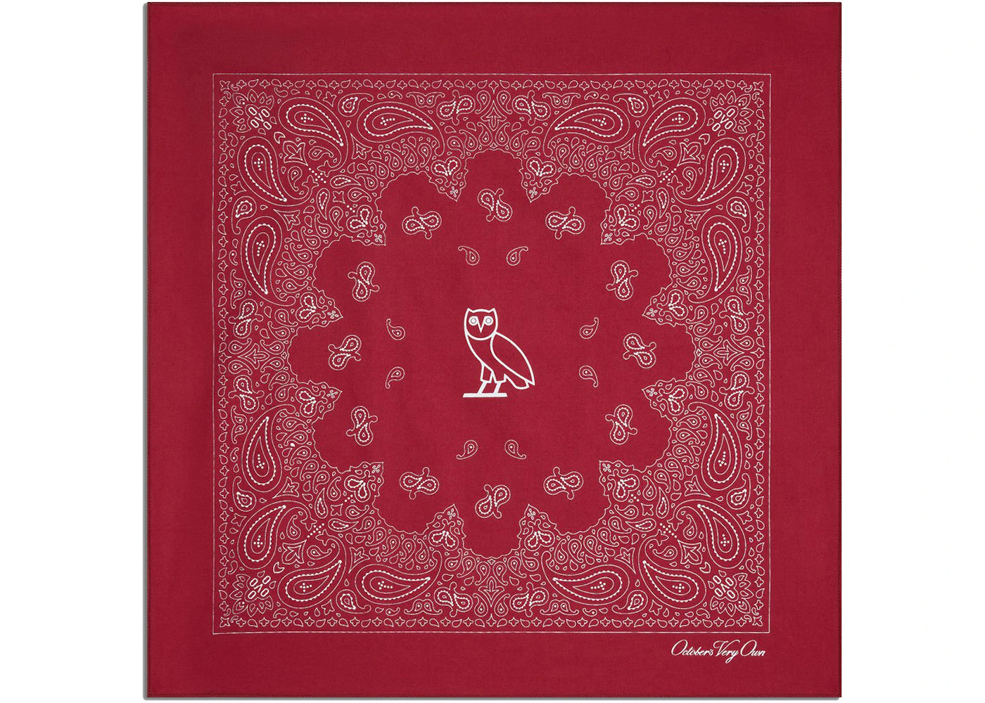 OVO Logo Bandana Burgundy