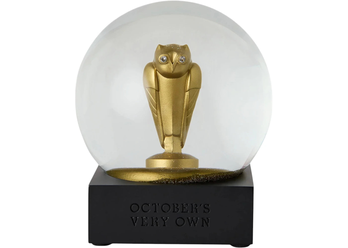 OVO Logo Snowglobe Black/Gold