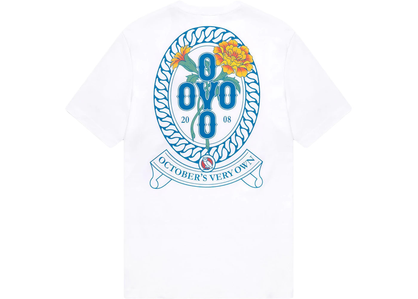 OVO Marigold Crest T-shirt White