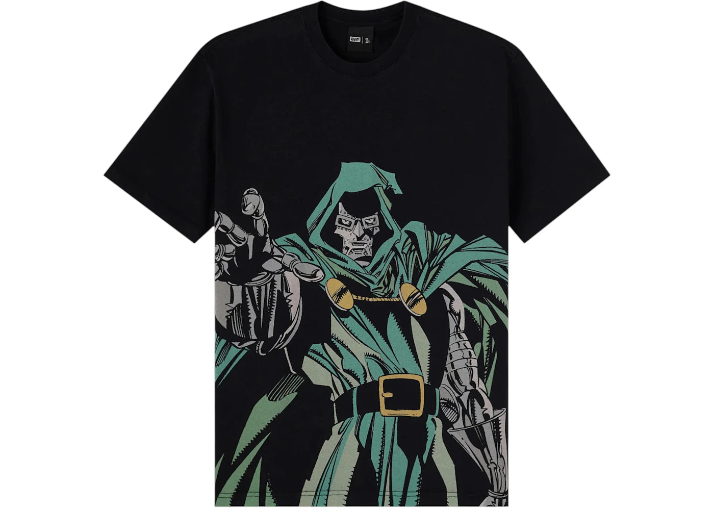 OVO Marvel Dr. Doom Masthead Tee Fade Out Black