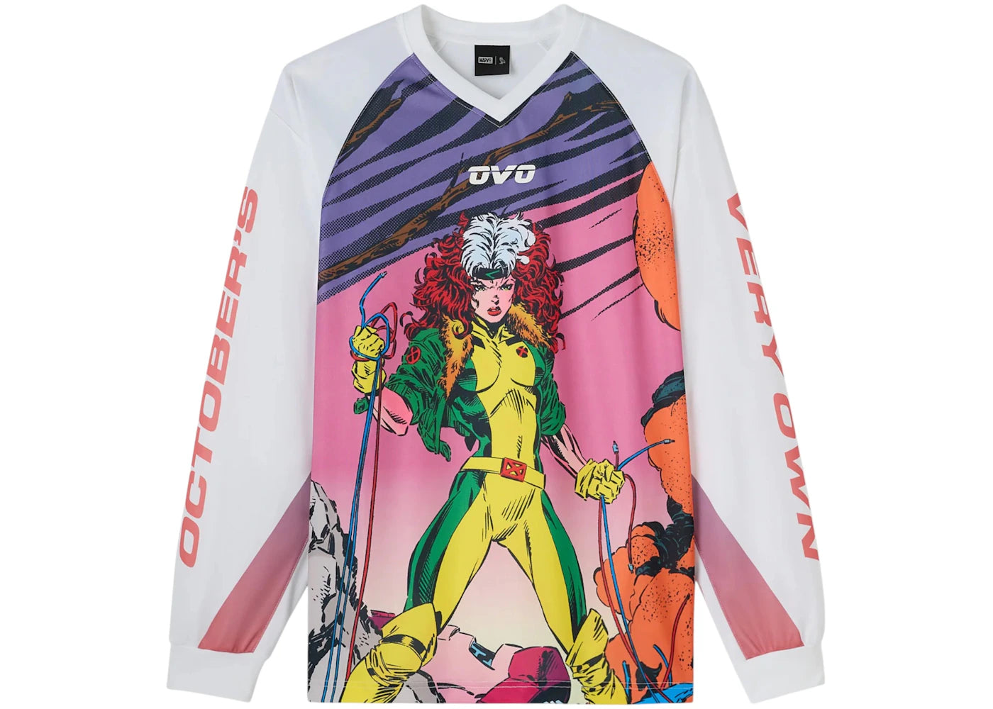 OVO Marvel Rogue Snocross Jersey White