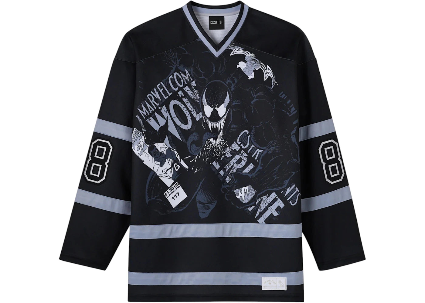 OVO Marvel Venom Hockey Jersey Black