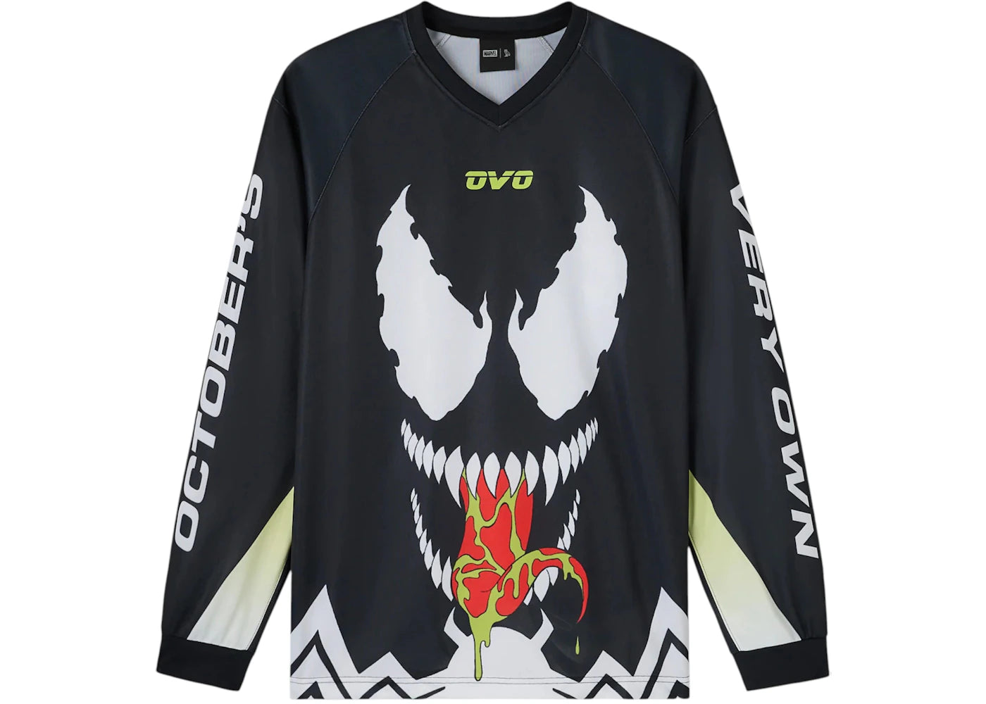 OVO Marvel Venom Snocross Jersey Black