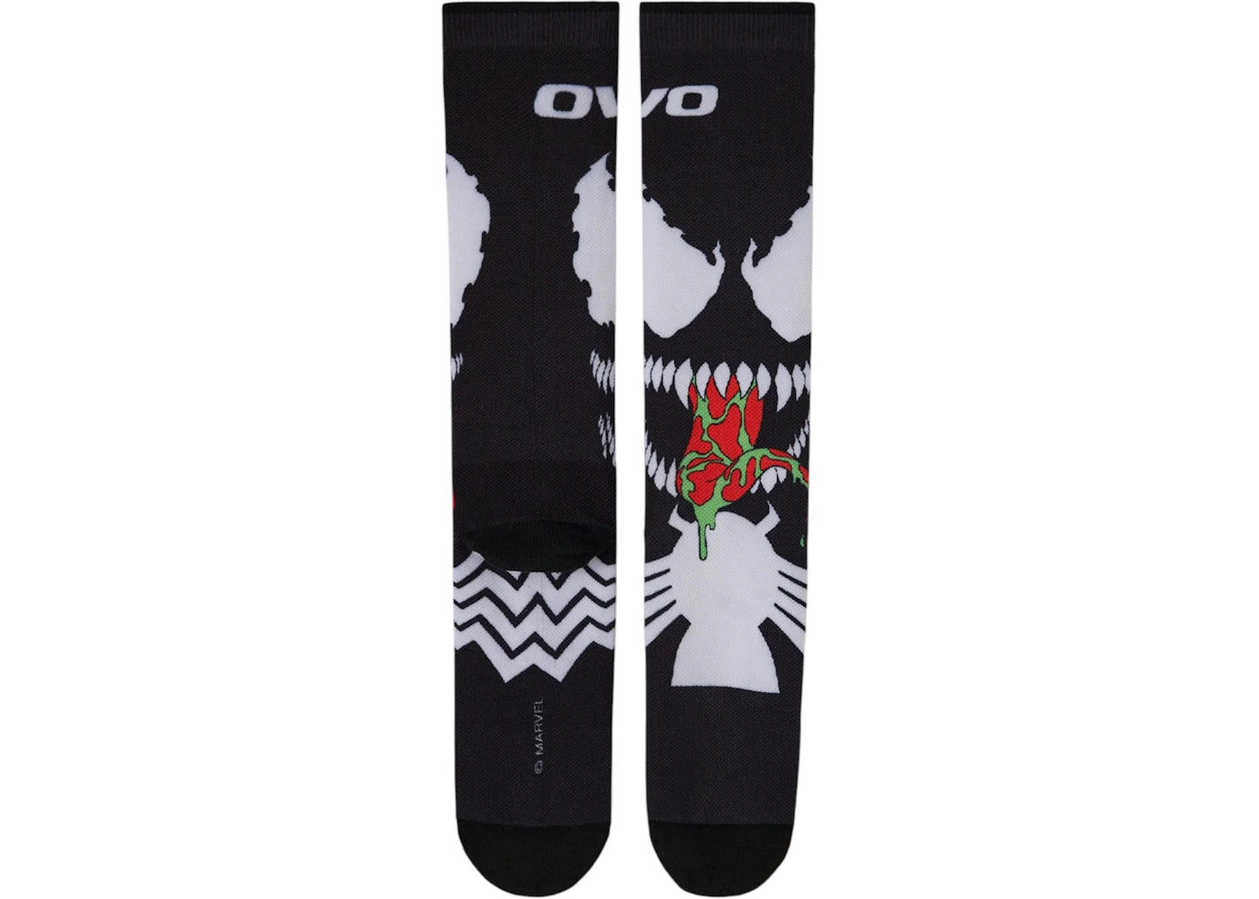 OVO Marvel Venom Socks Black