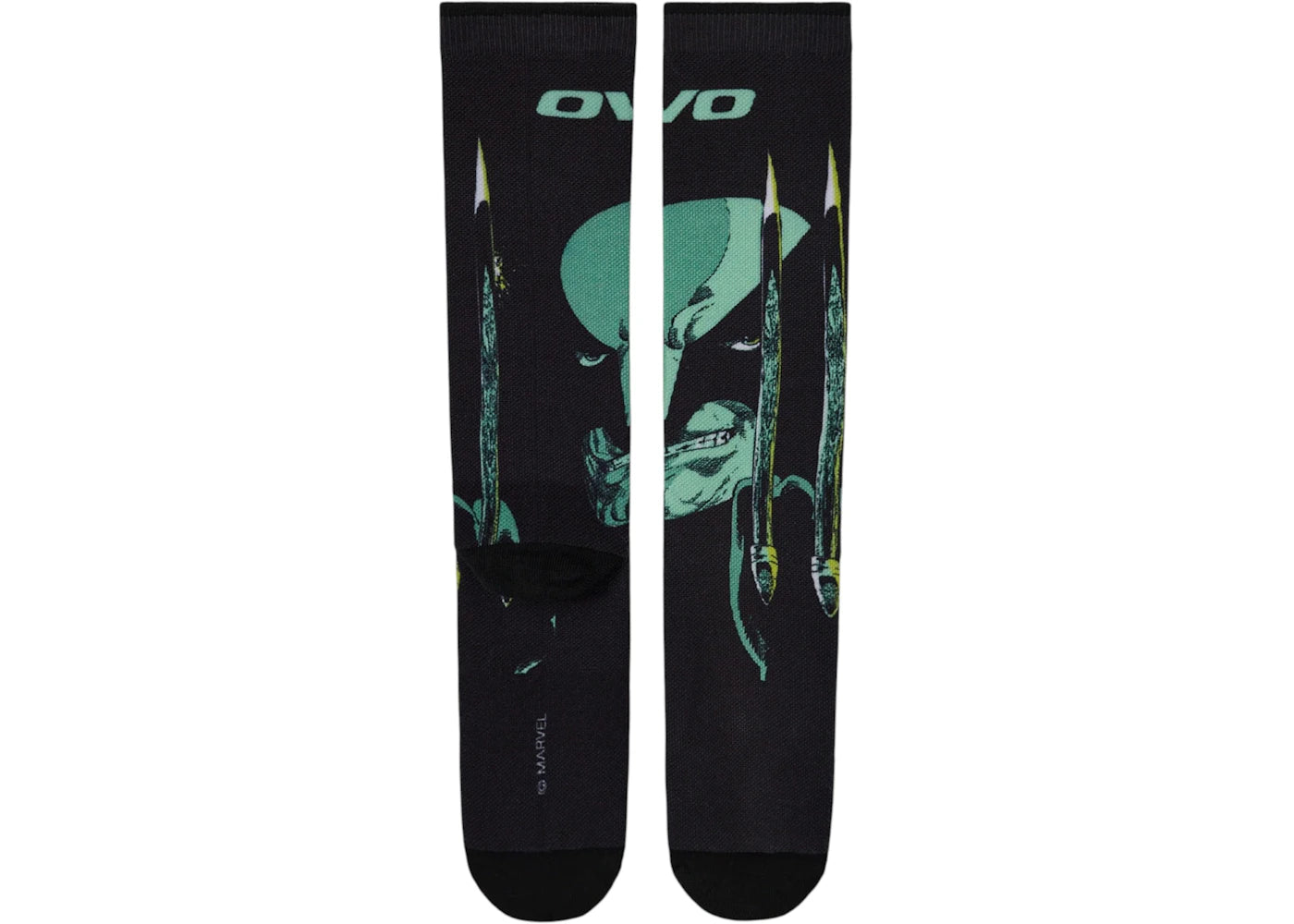 OVO Marvel Wolverine Socks Black