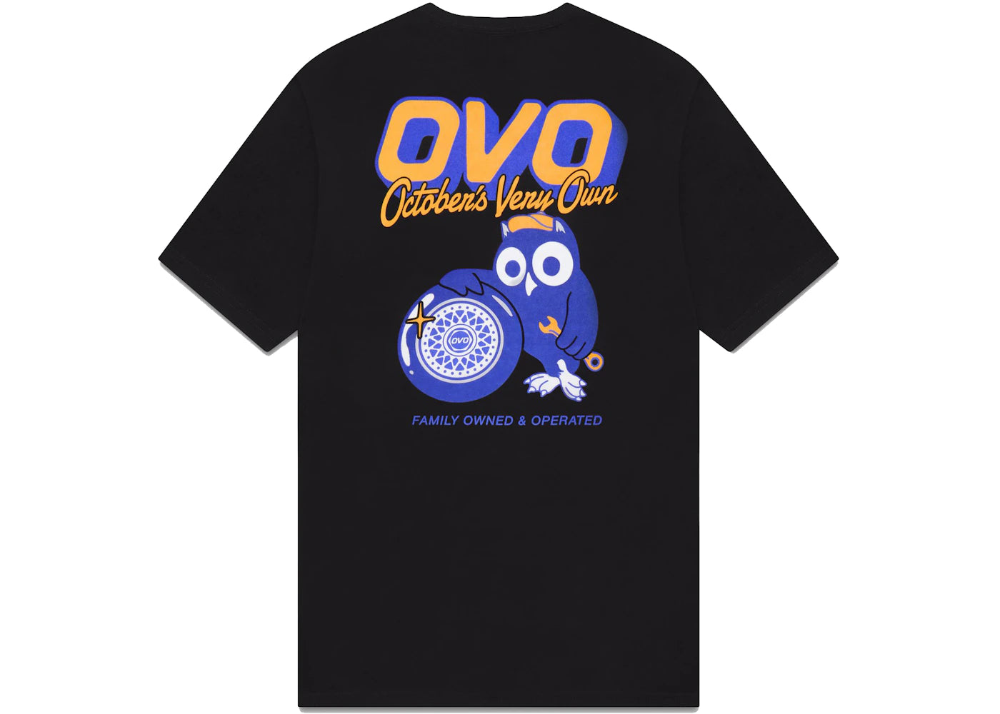 OVO Mechanic Owl T-shirt Black