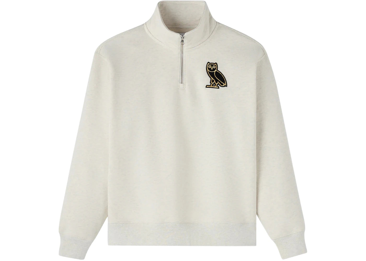 OVO Mini OG Quarter Zip Mockneck Ash Heather Grey