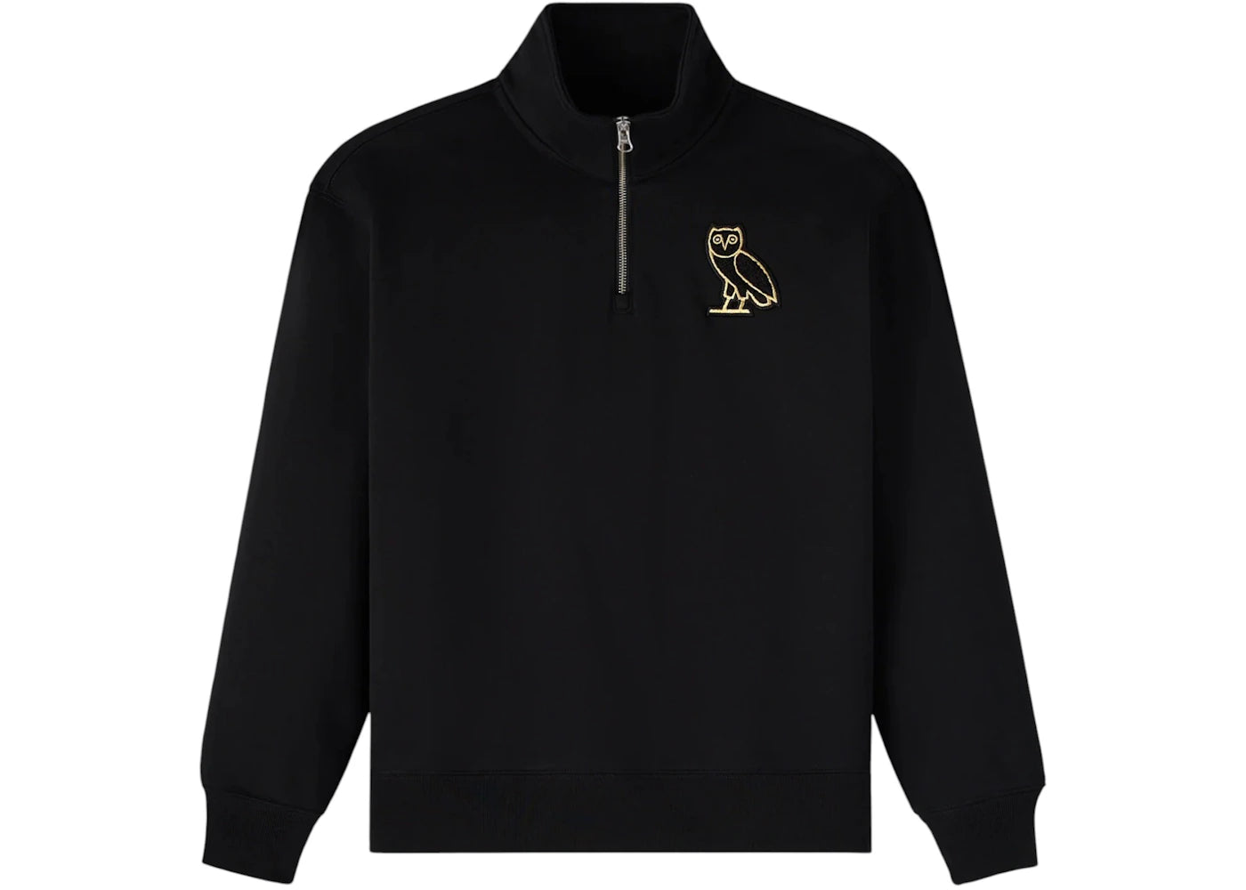 OVO Mini OG Quarter-Zip Mockneck Black