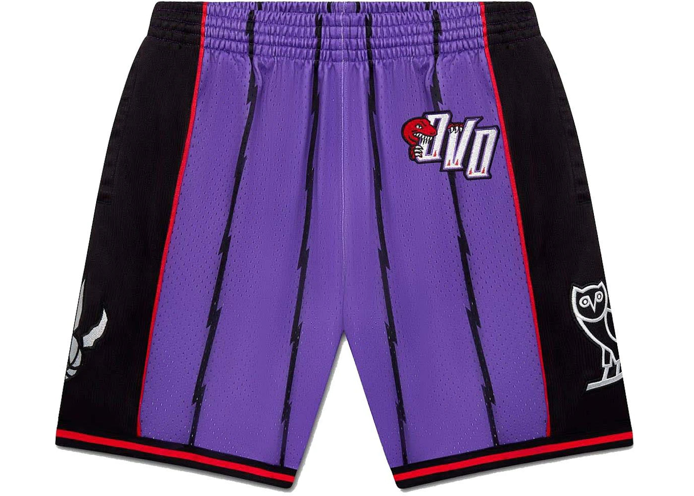 OVO Mitchell And Ness '95 Raptors Basketball Short Purple/Black