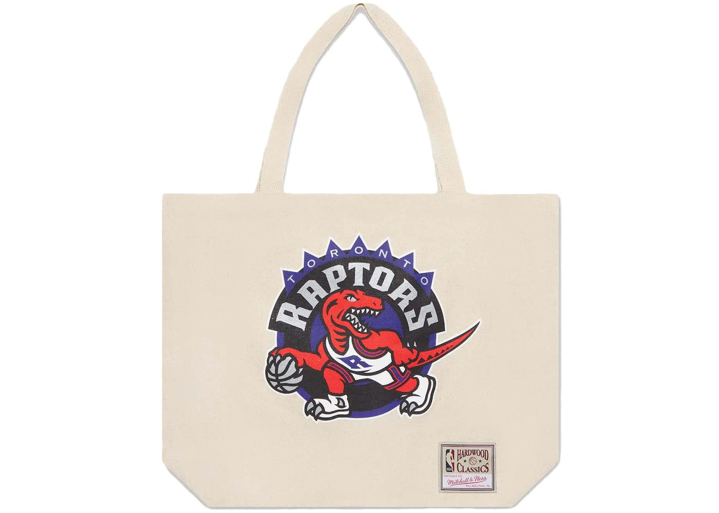 OVO Mitchell And Ness '95 Raptors Tote Bag Cream