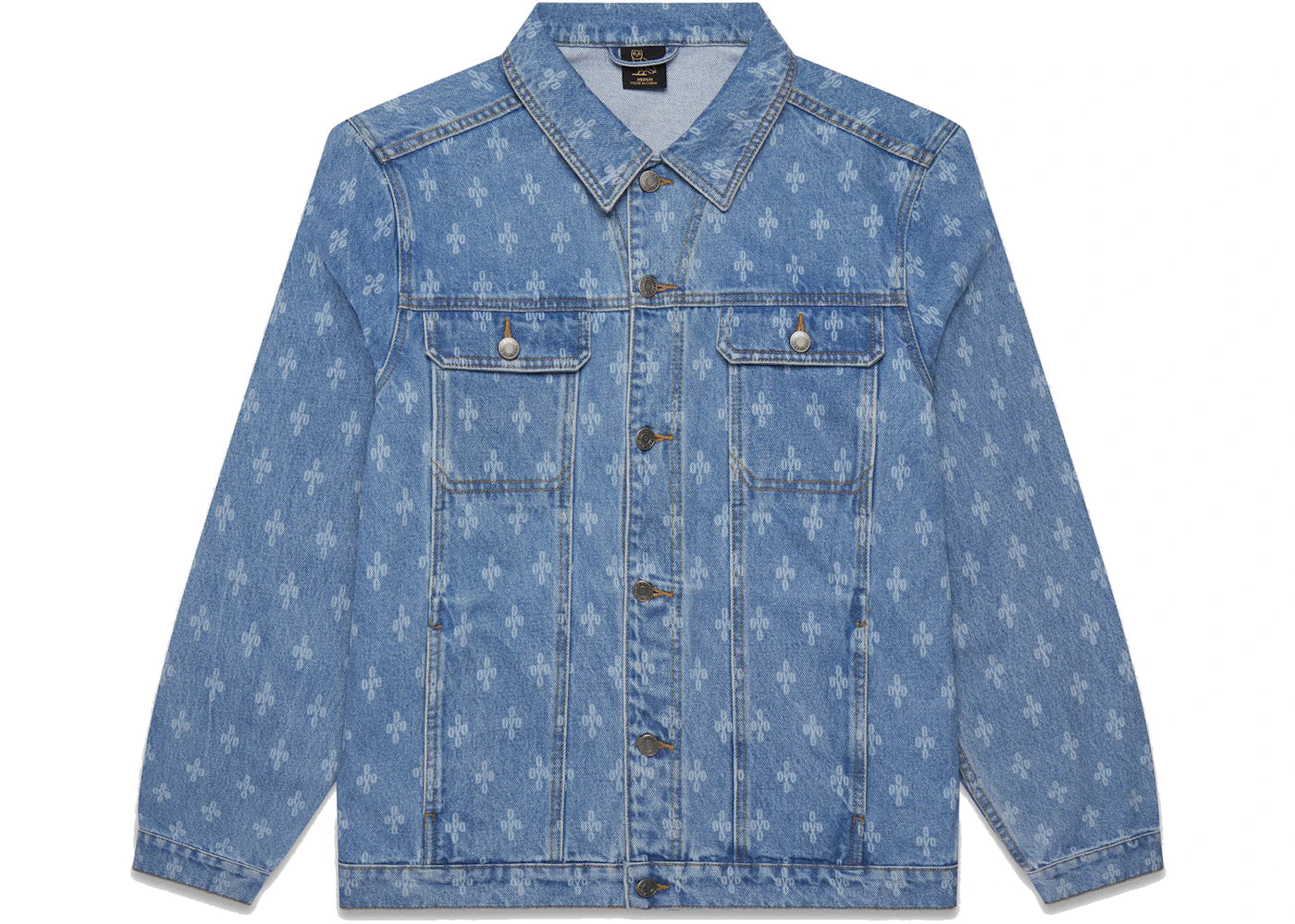 OVO Monogram Denim Trucket Jacket Washed Indigo