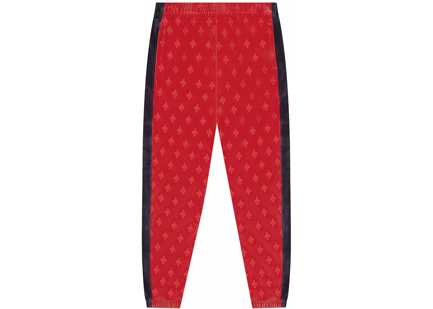 OVO Monogram Velour Track Pant Red