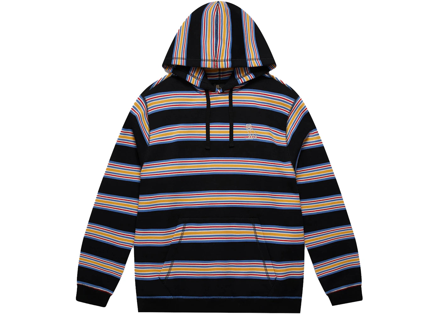 OVO Multi-Stripe Hoodie Black