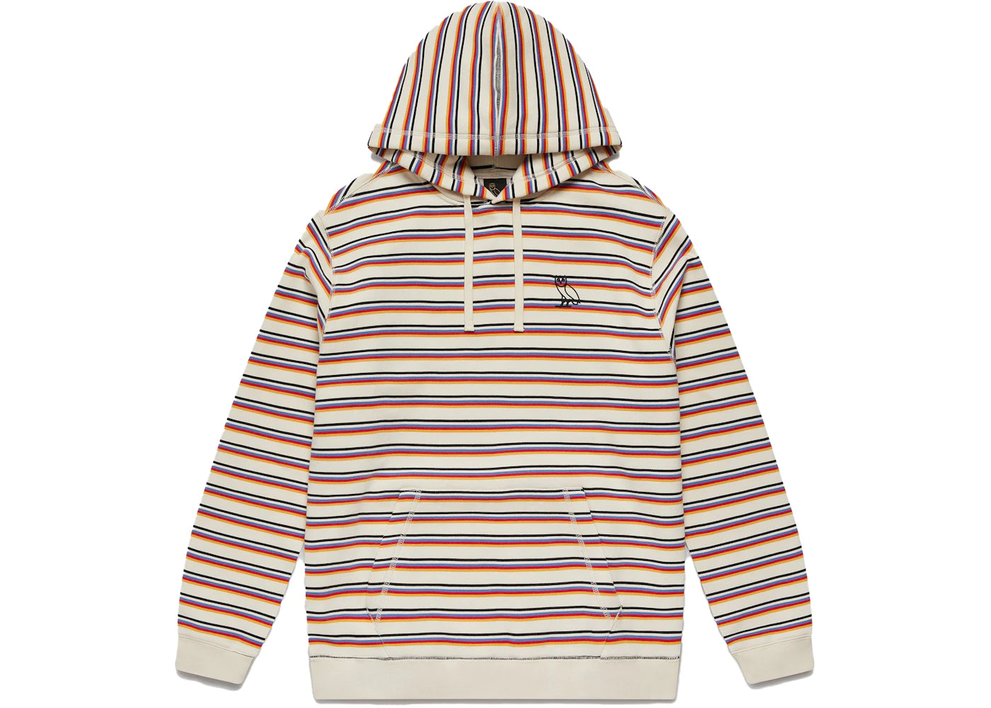 OVO Multi-Stripe Hoodie Cream