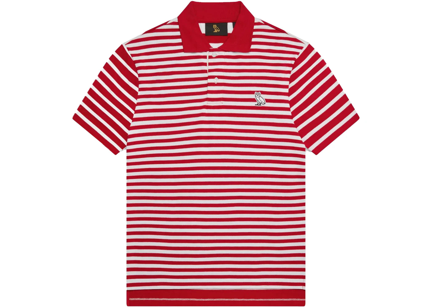 OVO Multi Stripe Polo Red