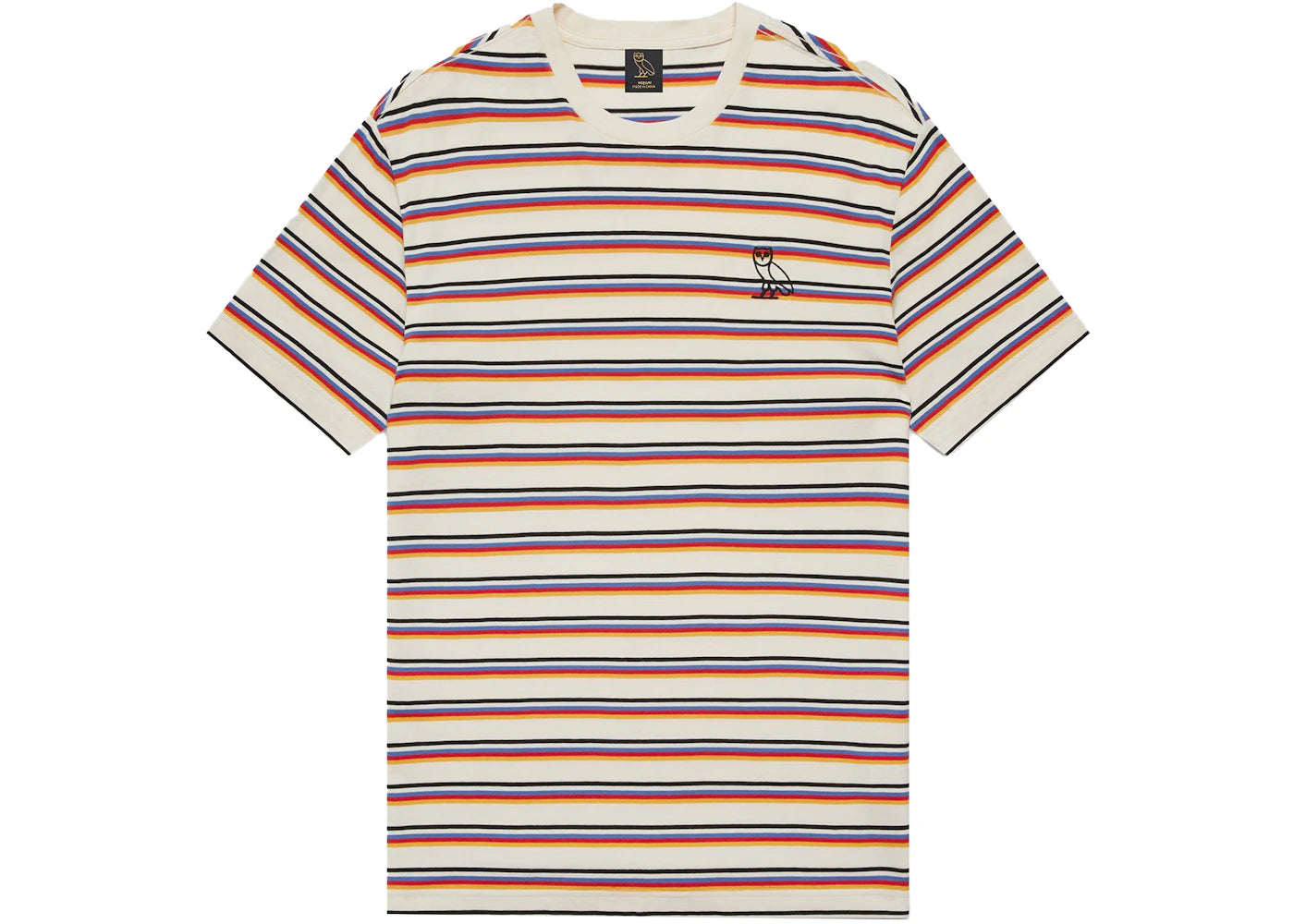 OVO Multi-Stripe T-shirt Cream