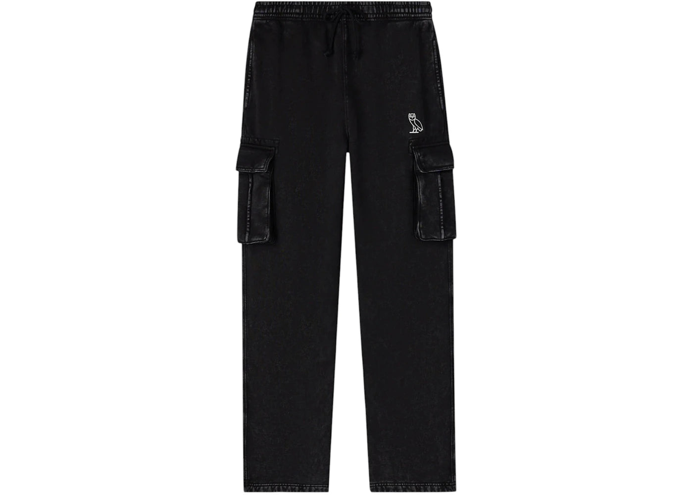 OVO Muskoka Cargo Sweatpant Garment Dyed Black