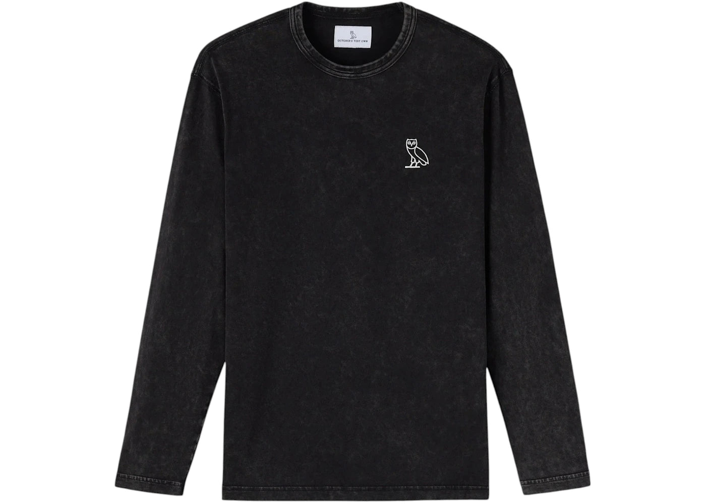OVO Muskoka Long-Sleeve T-Shirt Garment Dyed Black