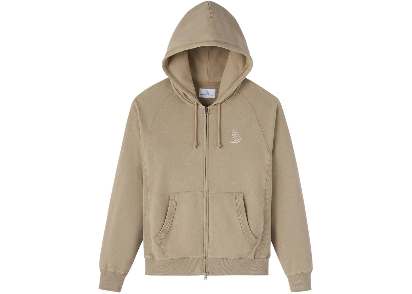 OVO Muskoka Raglan Full-Zip Hoodie Sandstone