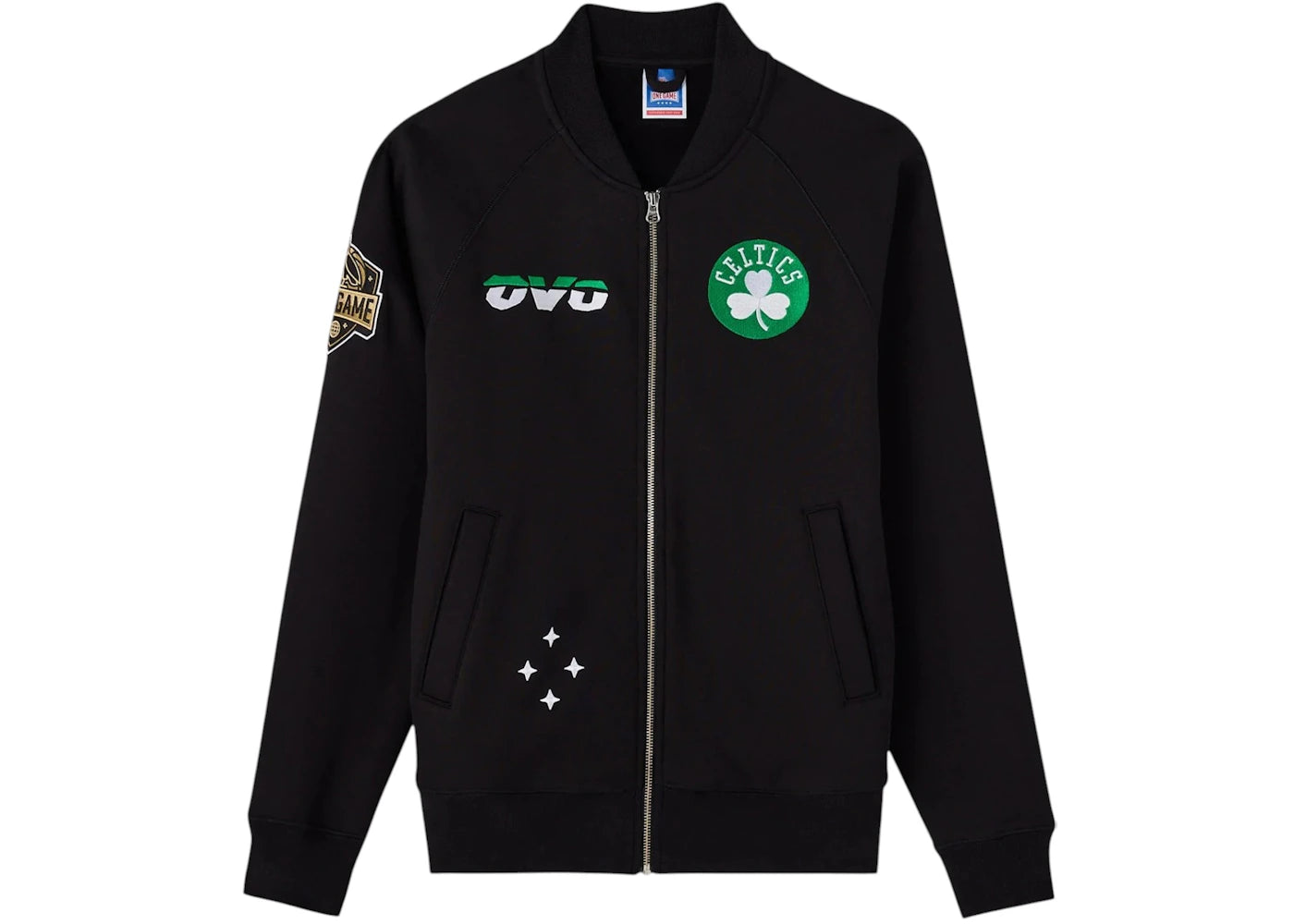 OVO NBA Boston Celtics Fleece Jacket Black
