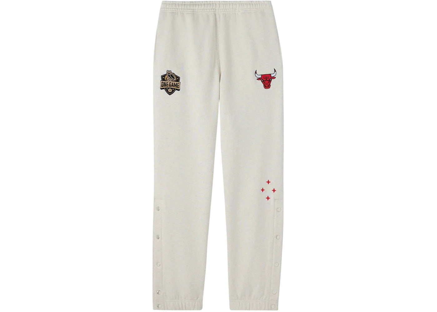 OVO NBA Chicago Bulls Sweatpant Pearl Grey