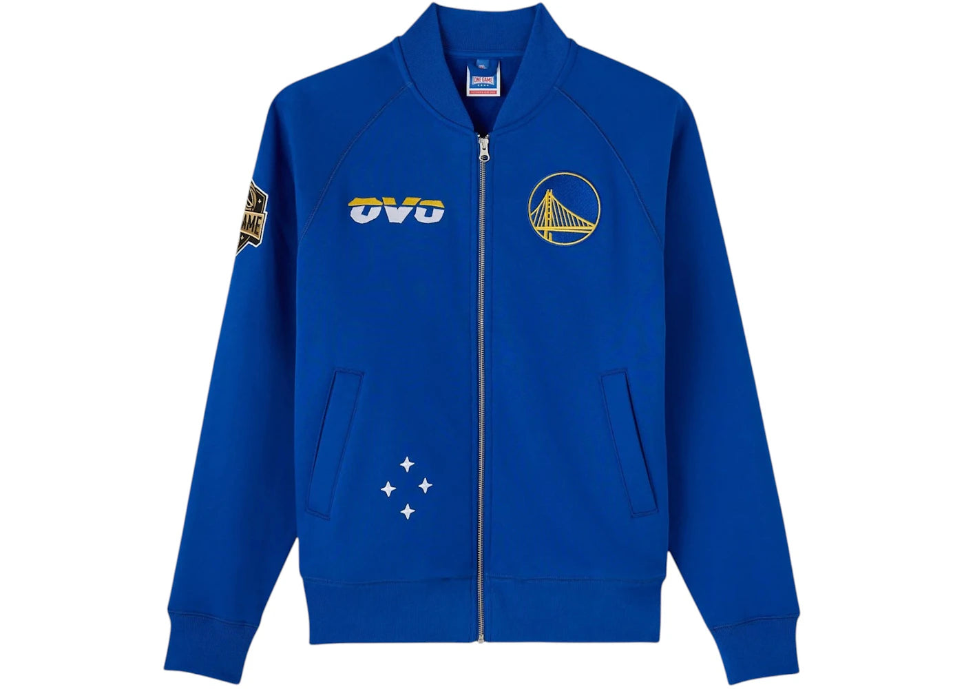 OVO NBA Golden State Warriors Fleece Jacket Black