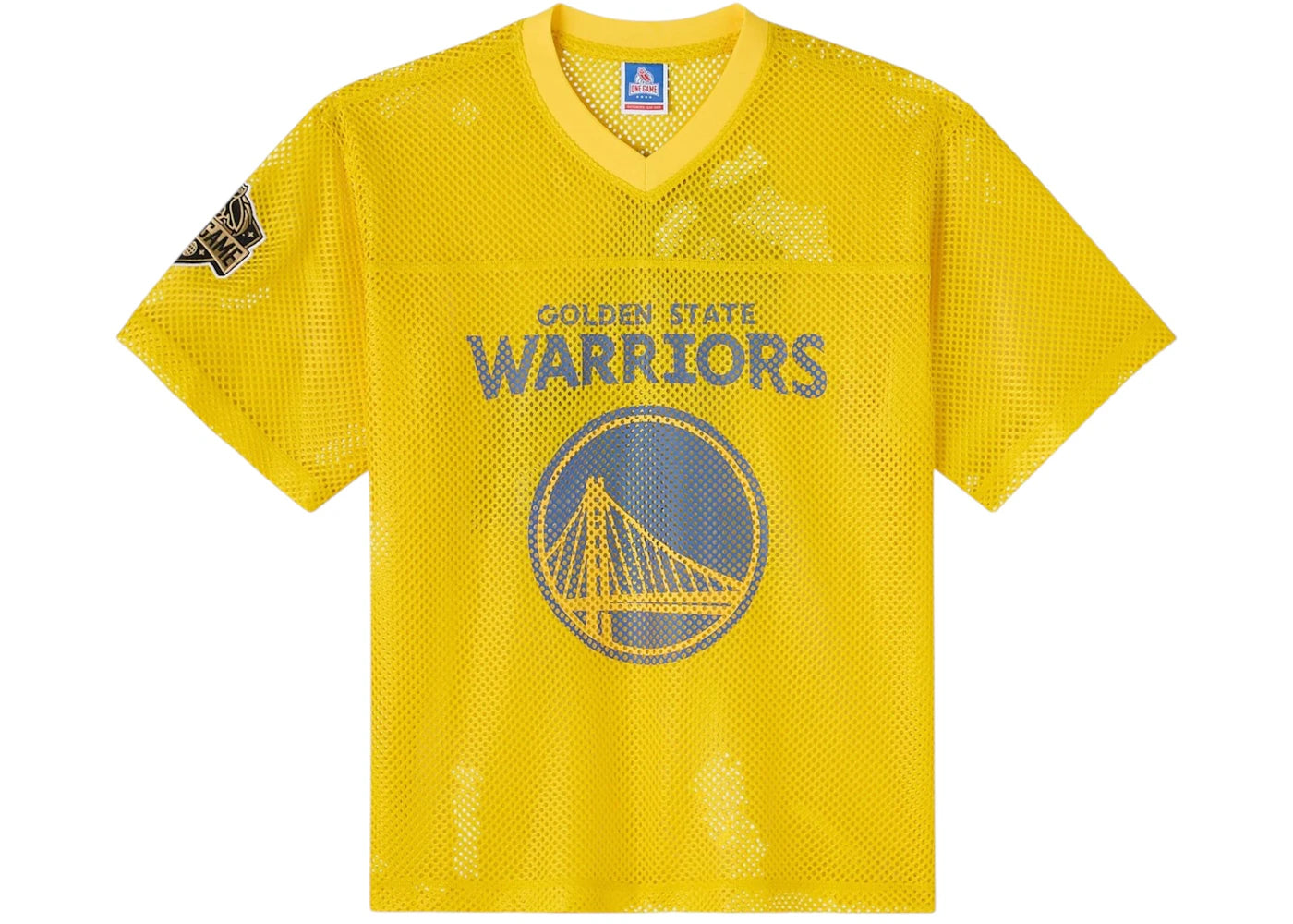 OVO NBA Golden State Warriors Mesh Jersey Yellow