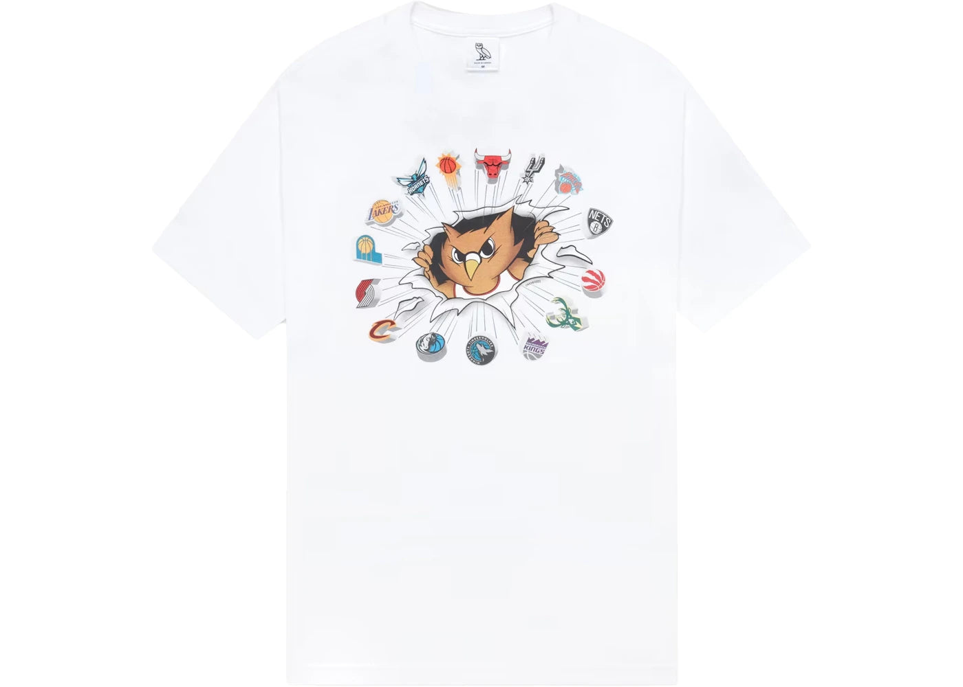 OVO NBA Mascot T-Shirt White