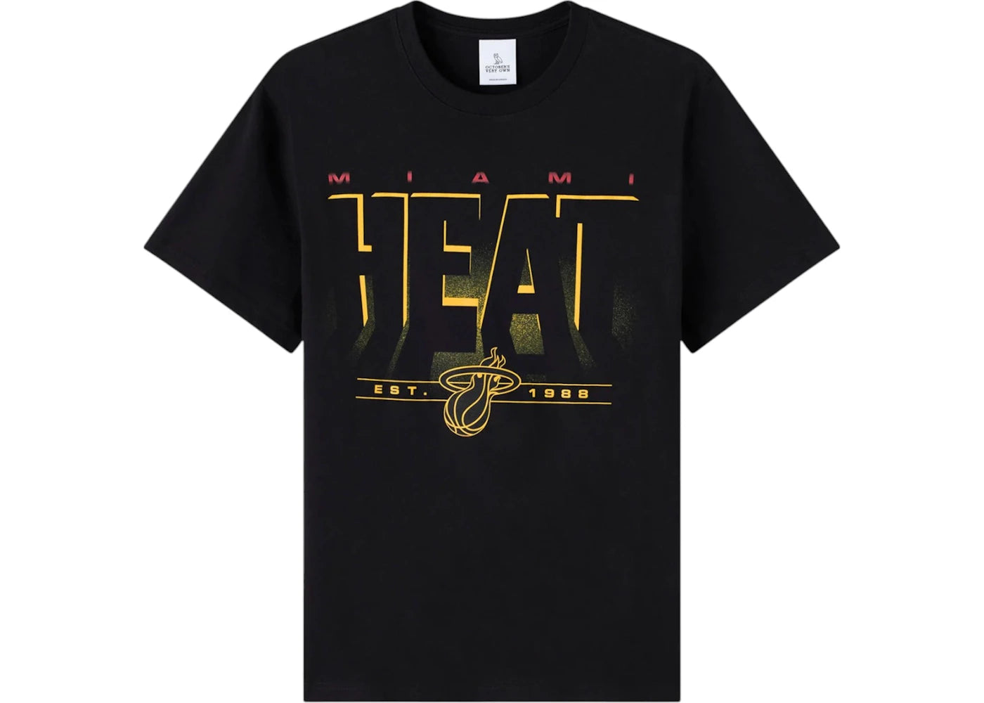 OVO NBA Miami Heat T-shirt Black
