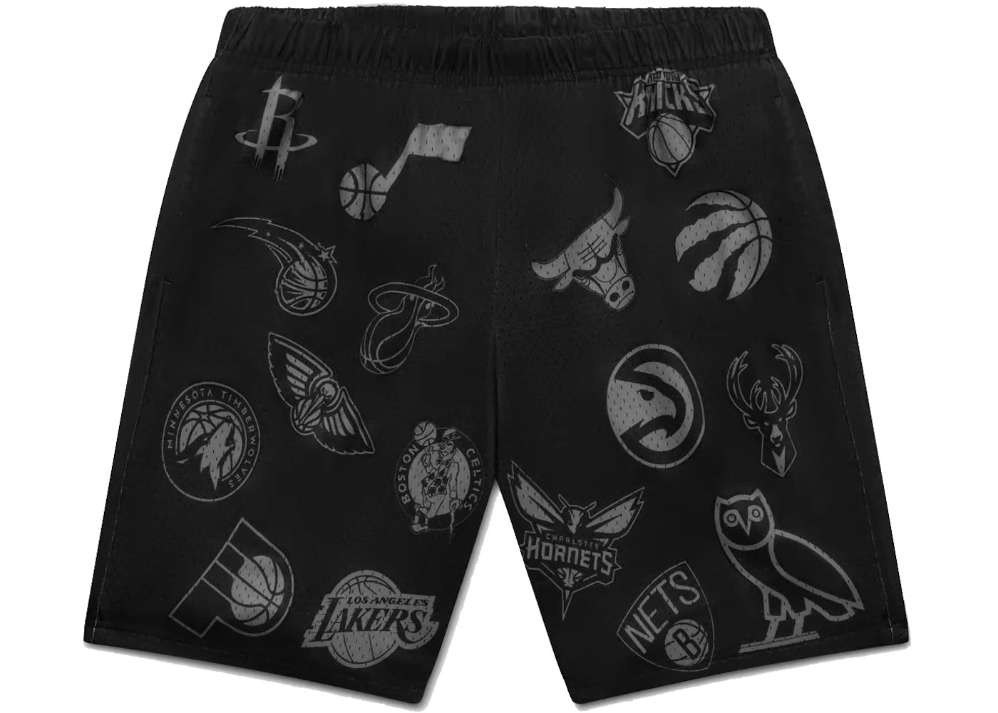 OVO NBA Team Icons Mesh Short Black