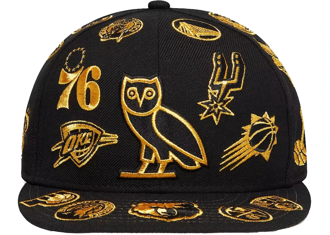 OVO NBA Team Icons New Era 59Fifty Black