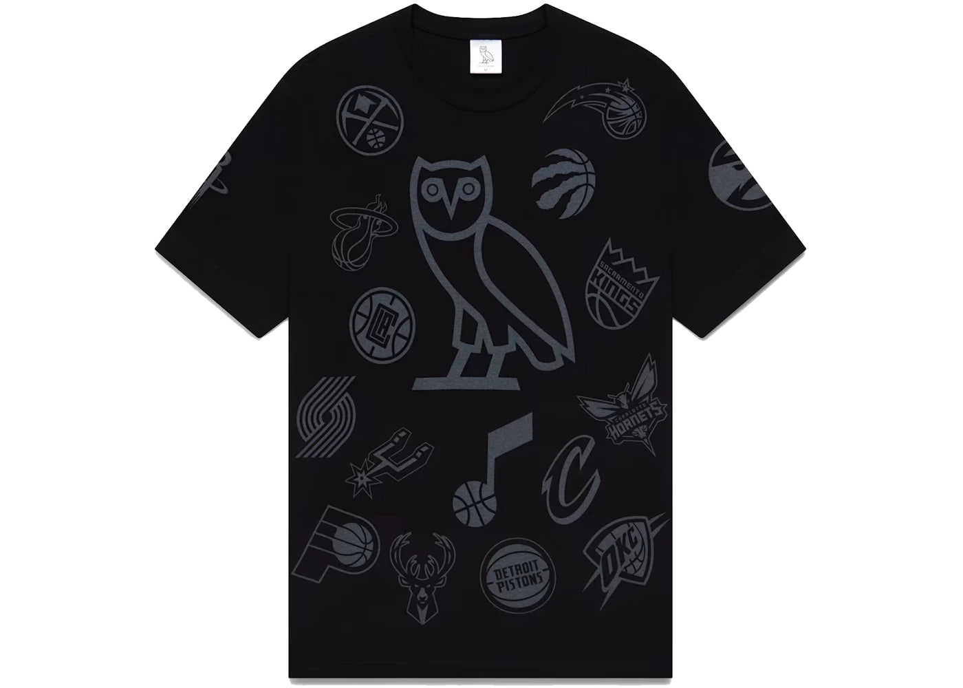 OVO NBA Team Icons OG Owl T-Shirt Black