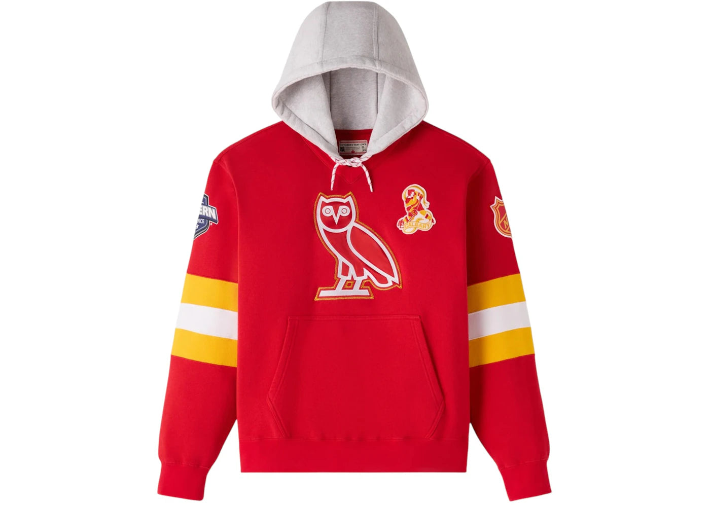 OVO NHL Calgary Flames Hoodie Red