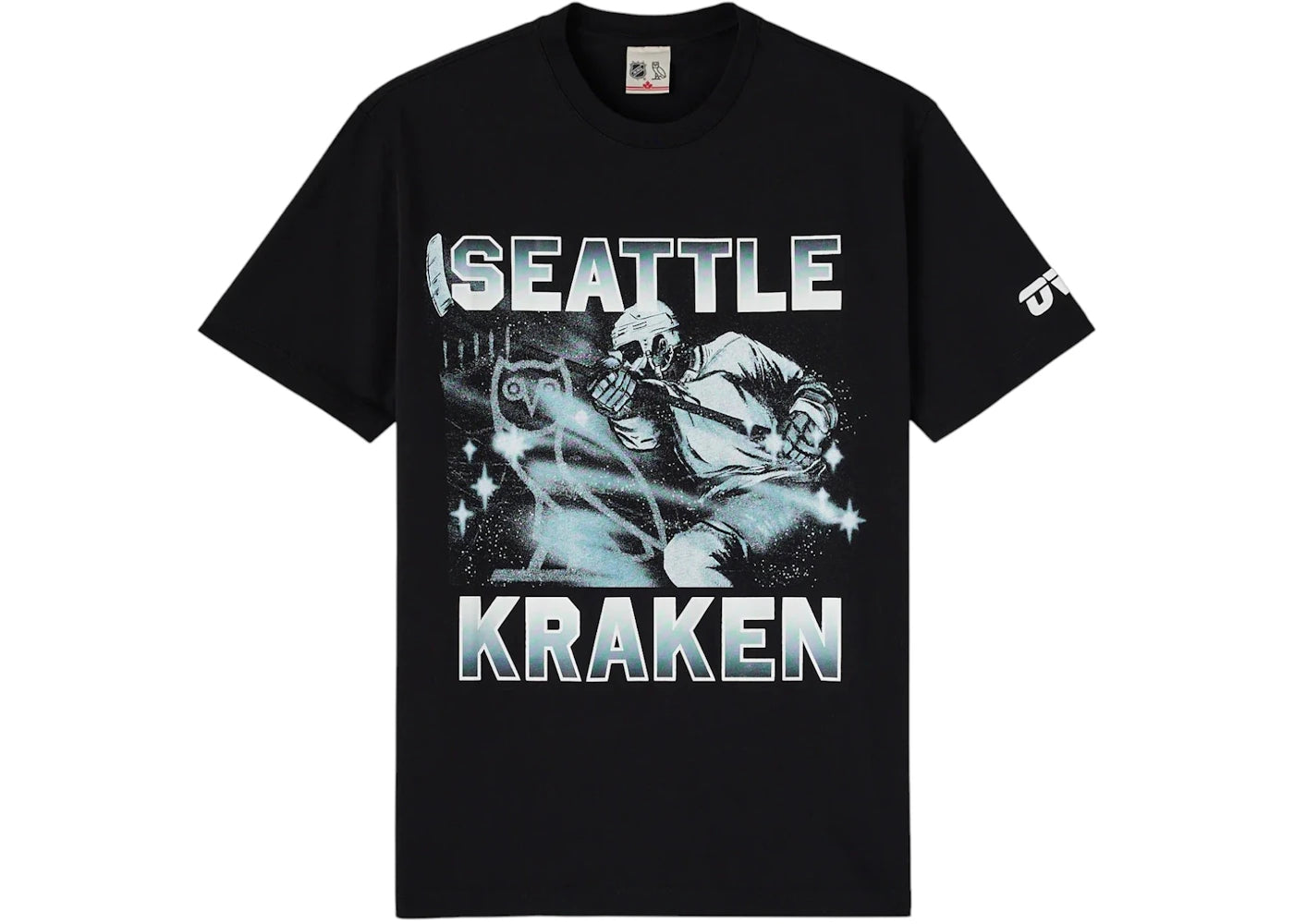 OVO NHL Seattle Kraken Tee Black