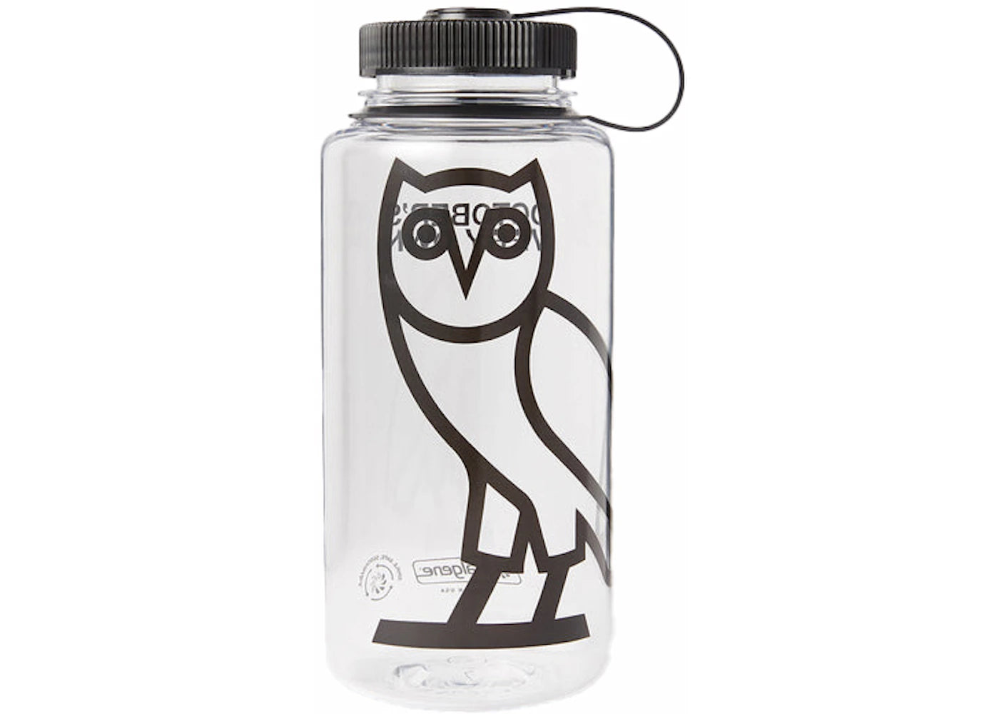 OVO Nalgene Water Bottle Clear/Black